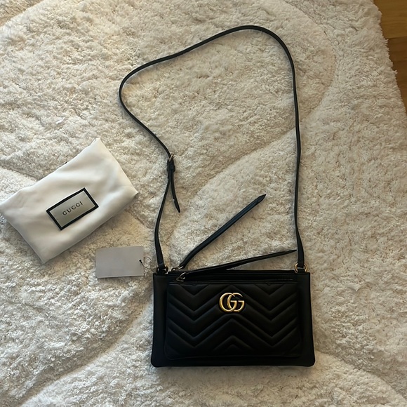 Gucci Marmont Crossbody with attached pouch. New! - Picture 2 of 13